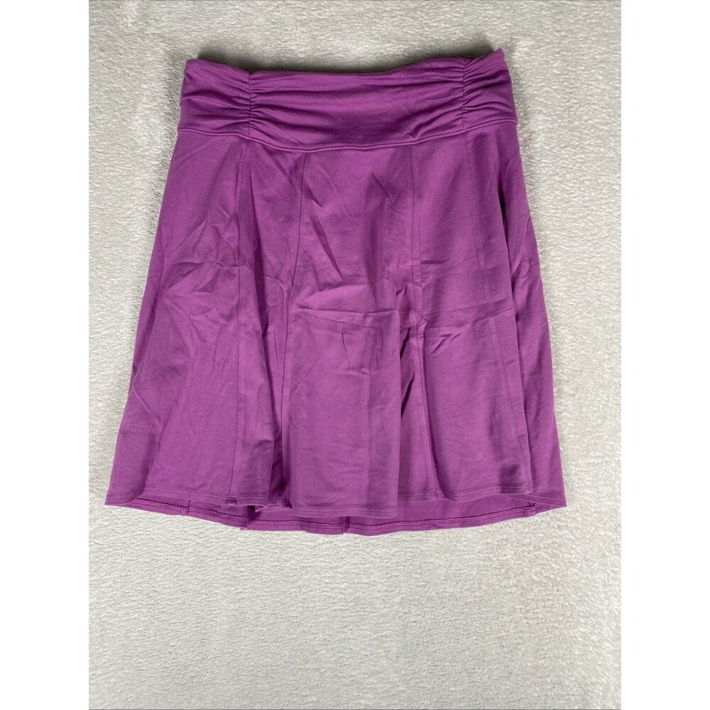 Athleta Bodega Skirt Women's SP Small Petite Purple Knit Pull On Stretch